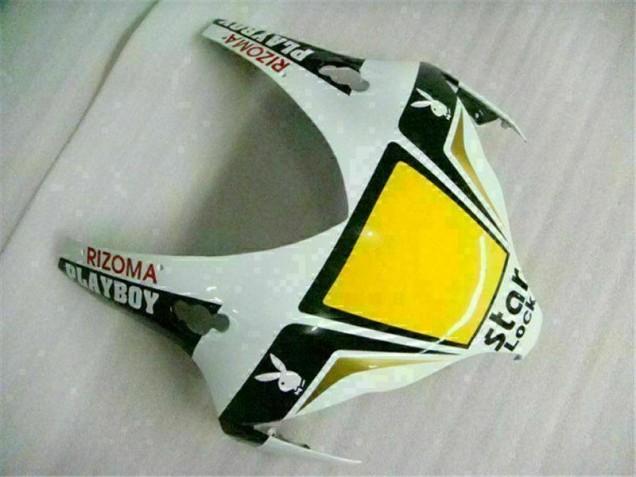 ABS Carenado Motocicleta CBR 1000 RR 08-11 - Blanco Negro Playboy