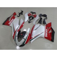 ABS Carenado Motocicleta Ducati 1199 11-14 - Blanco Rojo