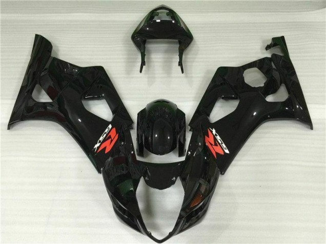 ABS Carenado Motocicleta GSXR 1000 K3 03-04 - Brillante Negro