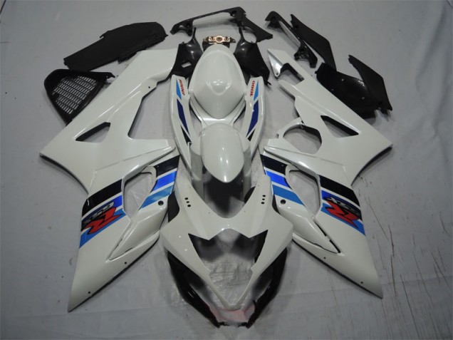 ABS Carenado Motocicleta GSXR 1000 K5 05-06 - Blanco Azul ABS Carenado Motocicleta GSXR 1000 K5 05-06 - Blanco Azul