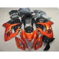 ABS Carenado Motocicleta GSXR 1300 Hayabusa 08-19 - Naranja Negro