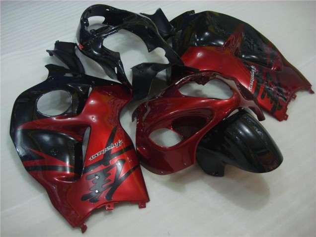 ABS Carenado Motocicleta GSXR 1300 Hayabusa 96-07 - Rojo Negro