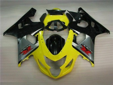 ABS Carenado Motocicleta GSXR 600 / 750 K4 04-05 - Amarillo Negro