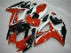ABS Carenado Motocicleta GSXR 600 / 750 K6 06-07 - Rojo Blanco