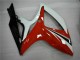 ABS Carenado Motocicleta GSXR 600 / 750 K6 06-07 - Rojo Blanco