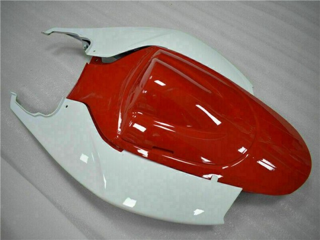 ABS Carenado Motocicleta GSXR 600 / 750 K6 06-07 - Rojo Blanco