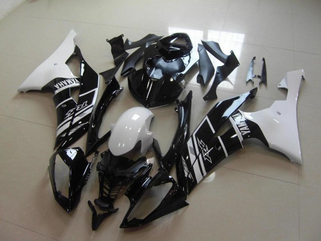 ABS Carenado Motocicleta R6 08-16 - Blanco Negro