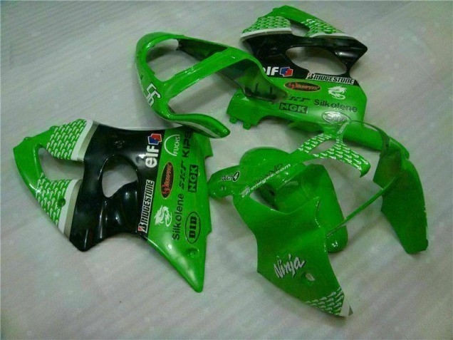 ABS Carenado Motocicleta ZX6R 00-02 - Verde Negro ABS Carenado Motocicleta ZX6R 00-02 - Verde Negro