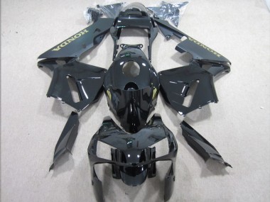 ABS Kits Carenado Moto CBR 600 RR 03-04 - Negro Oro Calcomanías