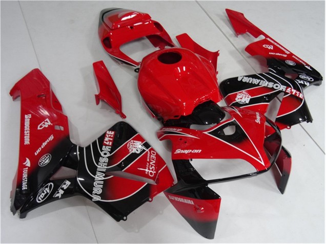 ABS Kits Carenado Moto CBR 600 RR 05-06 - Rojo Negro