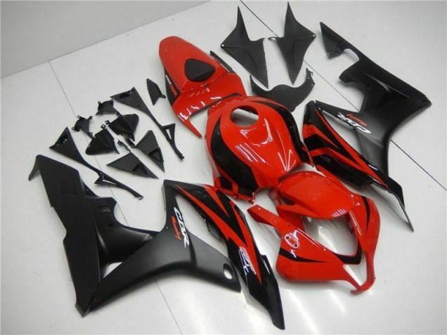 ABS Kits Carenado Moto CBR 600 RR 07-08 - Negro Rojo