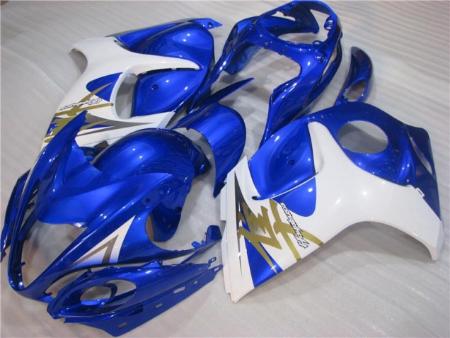 ABS Kits Carenado Moto GSXR 1300 Hayabusa 08-19 - Azul Blanco