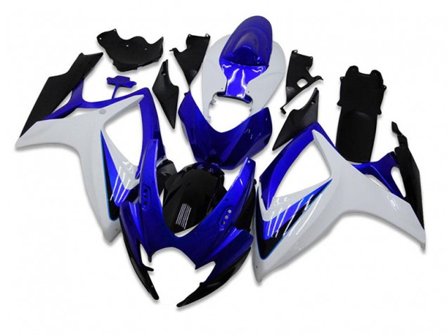 ABS Kits Carenado Moto GSXR 600 / 750 K6 06-07 - Azul Blanco