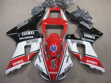 ABS Kits Carenado Moto R1 09-11 - Rojo Blanco Negro