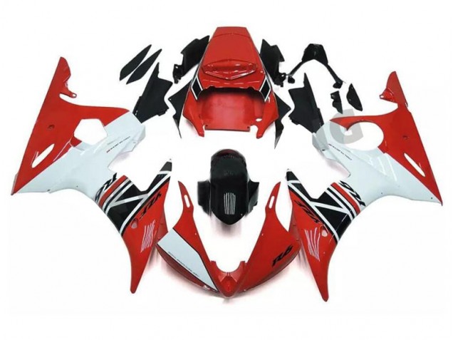 ABS Kits Carenado Moto R6 03-05 - Rojo Blanco Negro