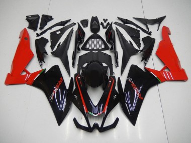 ABS Kits Carenado Moto RSV4 09-15 - Negro Rojo