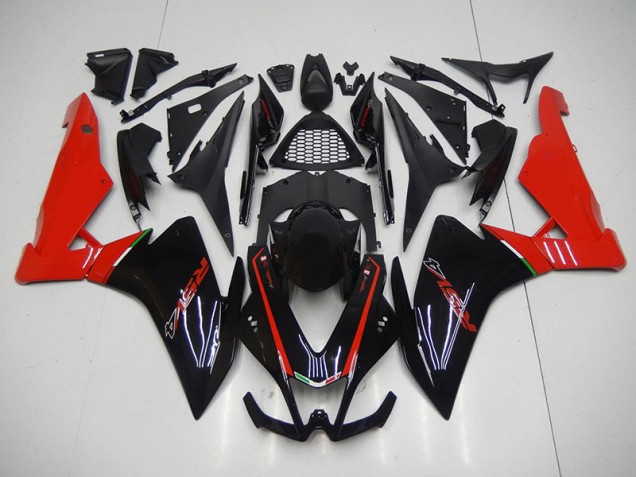 ABS Kits Carenado Moto RSV4 09-15 - Negro Rojo