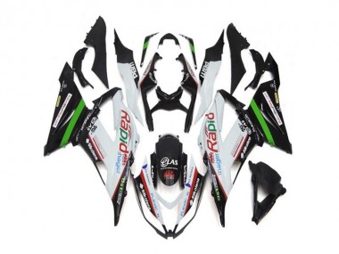 ABS Kits Carenado Moto ZX6R 13-18 - Blanco Negro