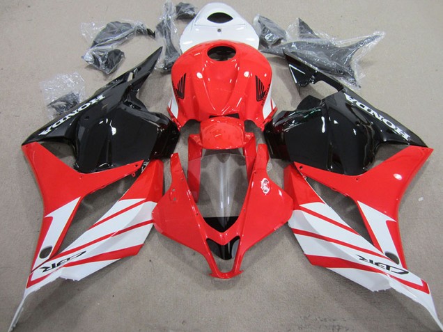 ABS Moto Plástica CBR 600 RR 09-12 - Rojo Negro Blanco