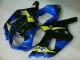 ABS Moto Plástica GSXR 600 / 750 K1 K2 K3 01-03 - Azul