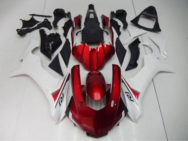 ABS Moto Plástica R1 15-19 - Rojo Blanco