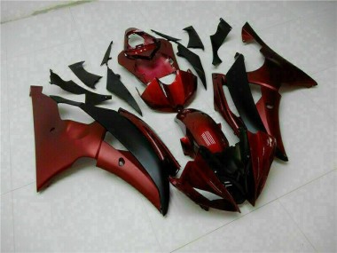 ABS Moto Plástica R6 08-16 - Rojo Negro