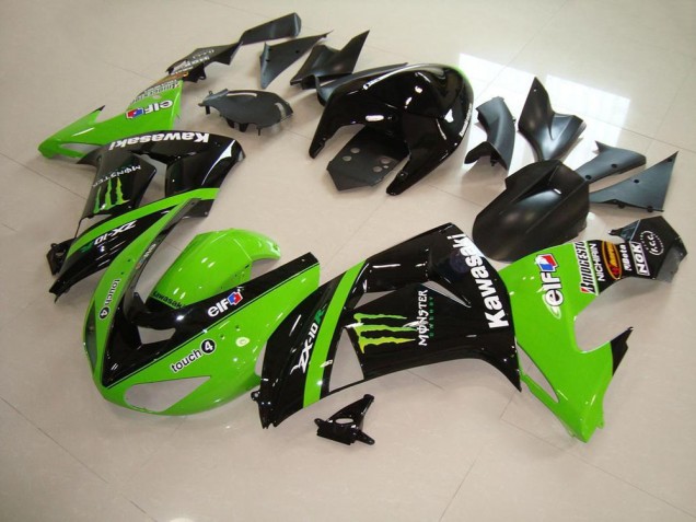 ABS Moto Plástica ZX10R 06-07 - Verde Monster
