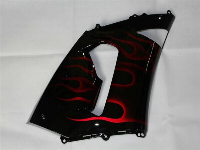 ABS Moto Plástica ZX6R 05-06 - Rojo Negro ABS Moto Plástica ZX6R 05-06 - Rojo Negro
