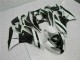 ABS Moto Plástica ZX6R 09-12 - Blanco Negro