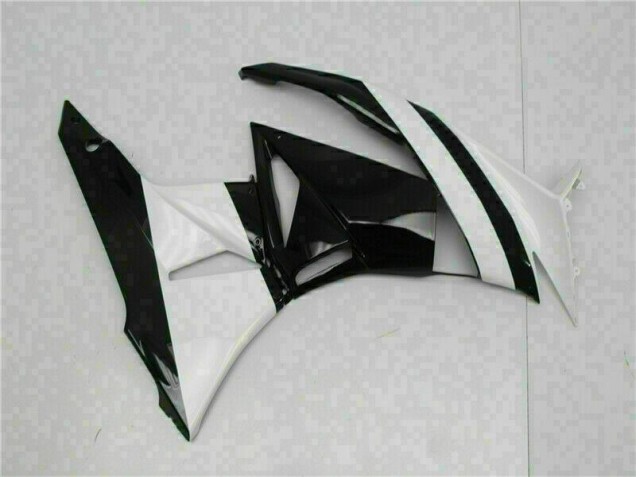 ABS Moto Plástica ZX6R 09-12 - Blanco Negro