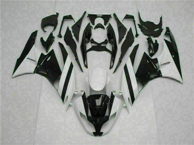ABS Moto Plástica ZX6R 09-12 - Blanco Negro