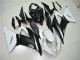 ABS Moto Plástica ZX6R 13-18 - Blanco Negro