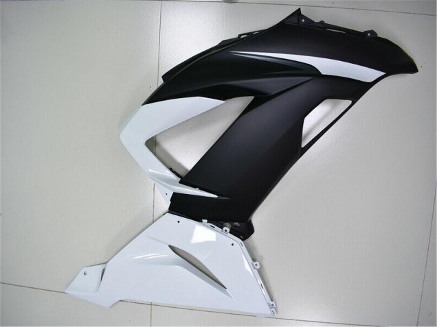 ABS Moto Plástica ZX6R 13-18 - Blanco Negro