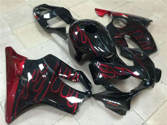 ABS Moto Plástico CBR 600 F4i 01-03 - Rojo Llama ABS Moto Plástico CBR 600 F4i 01-03 - Rojo Llama