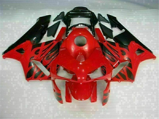 ABS Moto Plástico CBR 600 RR 03-04 - Rojo Negro ABS Moto Plástico CBR 600 RR 03-04 - Rojo Negro