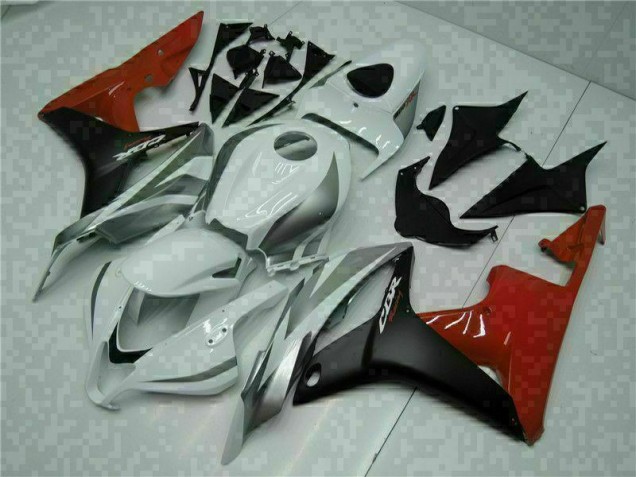 ABS Moto Plástico CBR 600 RR 07-08 - Blanco Negro Rojo
