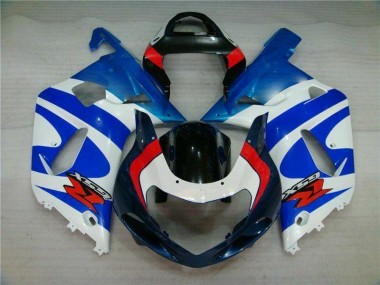 ABS Moto Plástico GSXR 600 / 750 K1 K2 K3 01-03 - Azul
