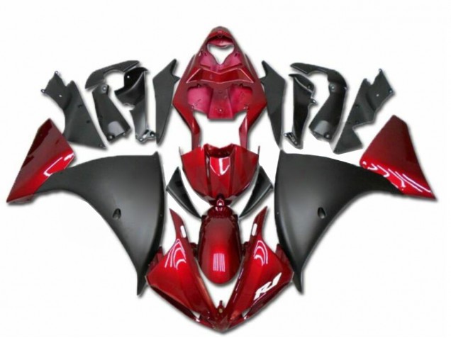 ABS Moto Plástico R1 09-11 - Rojo Negro