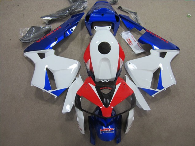 ABS Moto Plásticos CBR 600 RR 05-06 - Blanco Azul Rojo HRC
