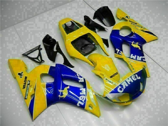 ABS Moto Plásticos R6 98-02 - Amarillo Azul ABS Moto Plásticos R6 98-02 - Amarillo Azul