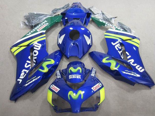 Carenado Moto CBR 1000 RR 04-05 - Azul Movistar Castrol Carenado Moto CBR 1000 RR 04-05 - Azul Movistar Castrol