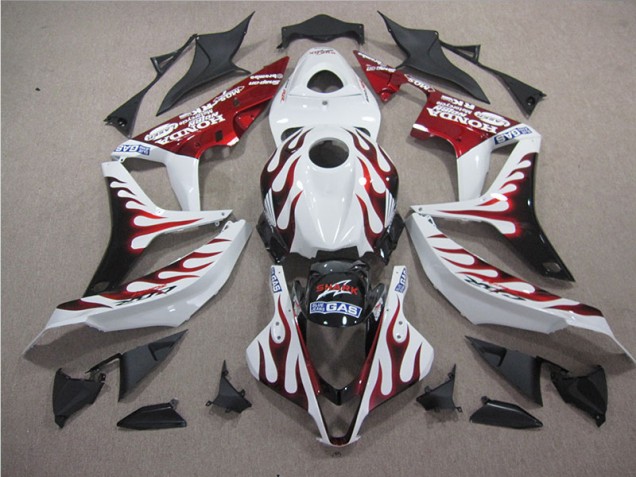 Carenado Moto CBR 1000 RR 04-05 - Blanco Rojo Llama Tiburón Carenado Moto CBR 1000 RR 04-05 - Blanco Rojo Llama Tiburón