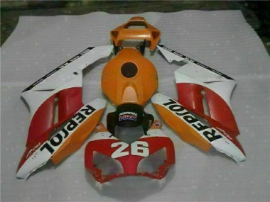 Carenado Moto CBR 1000 RR 04-05 - Naranja Rojo Repsol 26