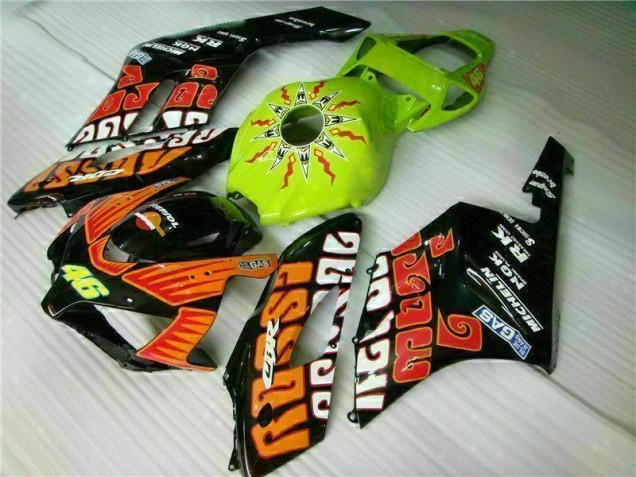 Carenado Moto CBR 1000 RR 04-05 - Naranja Verde Carenado Moto CBR 1000 RR 04-05 - Naranja Verde