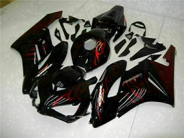 Carenado Moto CBR 1000 RR 04-05 - Rojo Llama Negro Carenado Moto CBR 1000 RR 04-05 - Rojo Llama Negro