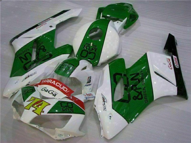 Carenado Moto CBR 1000 RR 04-05 - Verde Blanco Carenado Moto CBR 1000 RR 04-05 - Verde Blanco