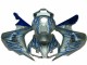 Carenado Moto CBR 1000 RR 06-07 - Azul Llama Plata