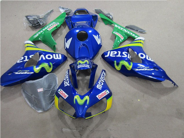 Carenado Moto CBR 1000 RR 06-07 - Azul Movistar Castrol