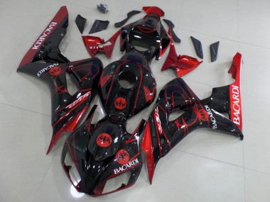 Carenado Moto CBR 1000 RR 06-07 - Bacardi Negro