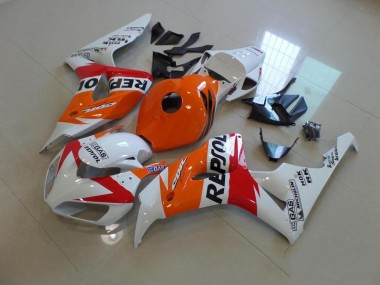 Carenado Moto CBR 1000 RR 06-07 - Blanco & Naranja Repsol